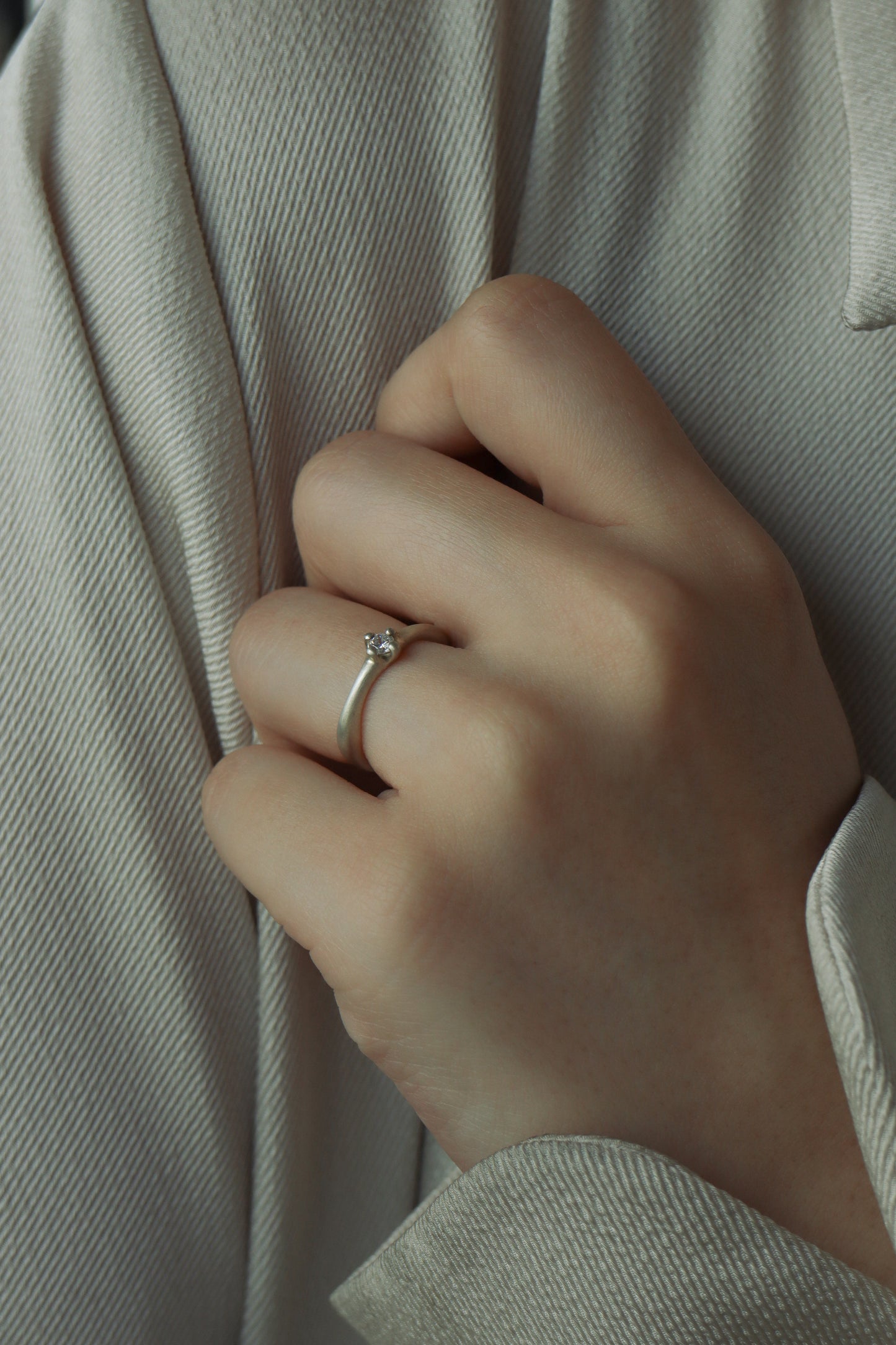 0_2　4本爪(diamond/lab-grown diamond)